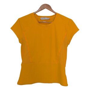 Adidas by Stella McCartney Caramelized Orange Short Sleeve Workout Top M